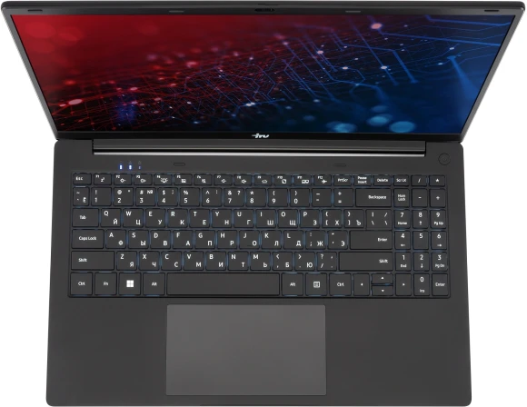 Ноутбук IRU Strato 15ALID4 Core i5 13420H 16Gb SSD512Gb Intel UHD Graphics 15.6" IPS FHD (1920x1080) без ОС black WiFi BT Cam 6000mAh (2168027)