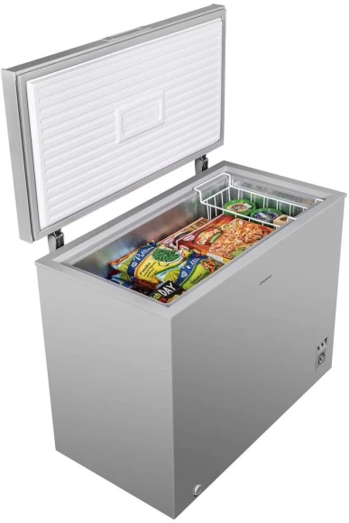 Морозильный ларь Maunfeld MFL200GR серый