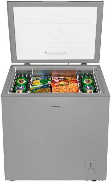 Морозильный ларь Maunfeld MFL200GR серый