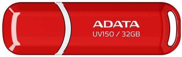 Флеш Диск A-Data 32Gb DashDrive UV150 AUV150-32G-RRD USB3.0 красный