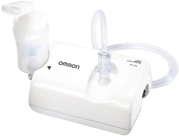 Ингалятор Omron NE-C24 (NE-C801S-RU) компрессорный стационарный белый