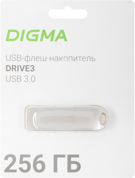 Флеш Диск Digma 256Gb DRIVE3 DGFUM256A30SR USB3.0 серебристый Флеш Диск Digma 256Gb DRIVE3 DGFUM256A30SR USB3.0 серебристый