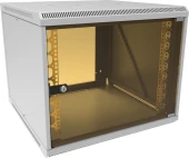 Шкаф коммутационный Suprlan (05-1203) настенный 12U 600x450мм пер.дв.стекл направл.под закл.гайки 70кг светло-серый 385мм 21.94кг 620мм металл Шкаф коммутационный Suprlan (05-1203) настенный 12U 600x450мм пер.дв.стекл направл.под закл.гайки 70кг светло-серый 385мм 21.94кг 620мм металл