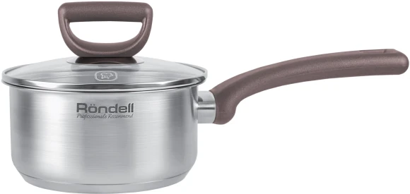 Ковш Rondell Fest RDS-1319 0.9л. d=14см (с крышкой) стальной