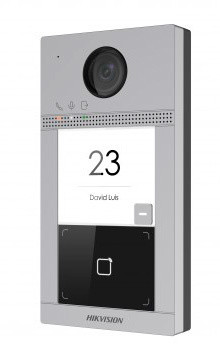 Видеопанель Hikvision DS-KB2411T-IM цветной сигнал CMOS цвет панели: белый