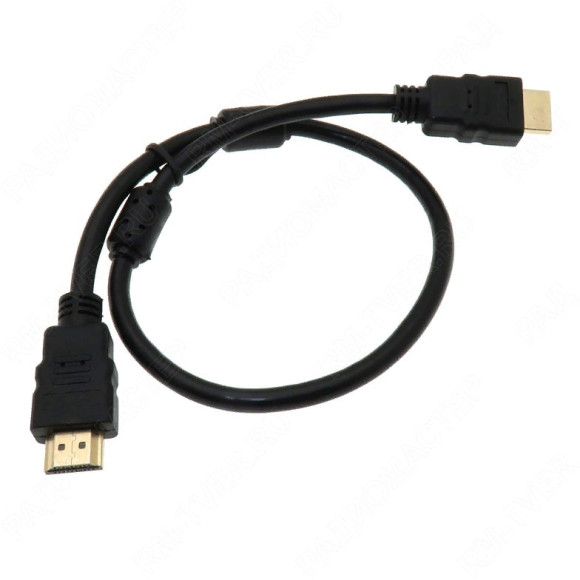 Кабель аудио-видео Premier 5-813 HDMI (m)/HDMI (m) 0.75м. феррит.кольца позолоч.конт. черный (5-813 0.75) Кабель аудио-видео Premier 5-813 HDMI (m)/HDMI (m) 0.75м. феррит.кольца позолоч.конт. черный (5-813 0.75)