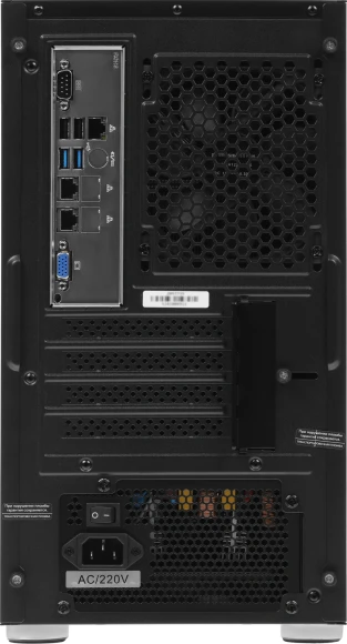 Сервер IRU Rock w9102e 1xE-2224 1x16Gb 1x500Gb M.2 SSD C242 AST2500 2xGigEth 1x500W w/o OS (2119799)