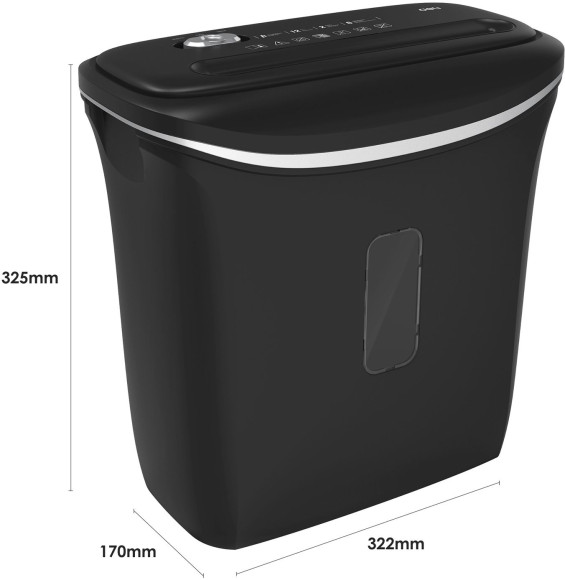 Шредер Deli E9945 черный (секр.P-4) фрагменты 6лист. 12лтр. скобы пл.карты Шредер Deli E9945 черный (секр.P-4) фрагменты 6лист. 12лтр. скобы пл.карты