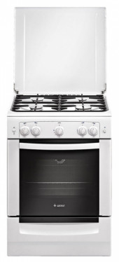Плита Газовая Gefest ПГ 6100-01 белый (металлическая крышка) реш.чугун Плита Газовая Gefest ПГ 6100-01 белый (металлическая крышка) реш.чугун