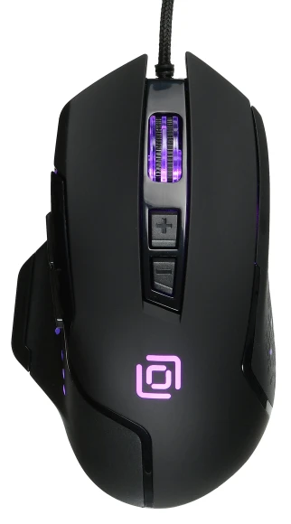 Мышь Оклик 945G REVENGE черный оптическая 1600dpi USB 8but (1012158)