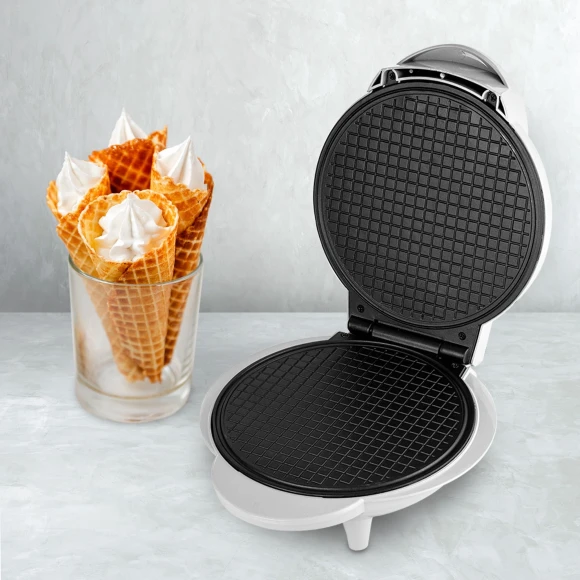 Вафельница Maxwell MW-1572 1000Вт белый