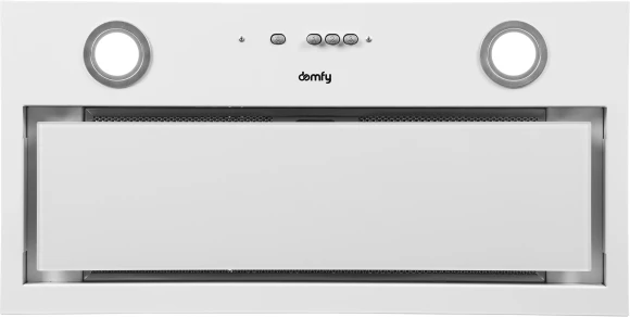 Вытяжка встраиваемая Domfy DM6036BB WG белый управление: кнопочное (1 мотор)