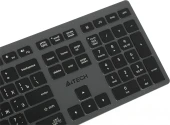 Клавиатура A4Tech Fstyler FX60 серый USB slim LED (FX60 GREY / WHITE)