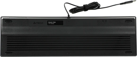 Клавиатура A4Tech Fstyler FX60 серый USB slim LED (FX60 GREY / WHITE)