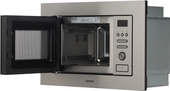 Микроволновая печь Gorenje BM201AM1X 20л. 800Вт нержавеющая сталь/черный (встраиваемая)