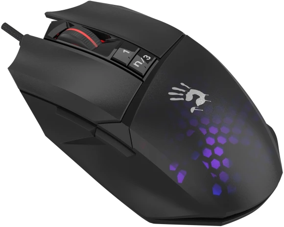 Мышь A4Tech Bloody W65 Max Mini черный оптическая 12000dpi USB 9but (W65 MAX MINI HONEYCOMB) Мышь A4Tech Bloody W65 Max Mini черный оптическая 12000dpi USB 9but (W65 MAX MINI HONEYCOMB)