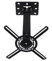 Кронштейн для проектора Buro PR05-B черный макс.13.6кг потолочный поворот и наклон Кронштейн для проектора Buro PR05-B черный макс.13.6кг потолочный поворот и наклон