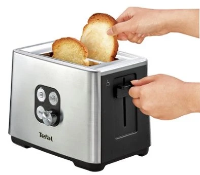 Тостер Tefal TT420D30 900Вт серебристый Тостер Tefal TT420D30 900Вт серебристый