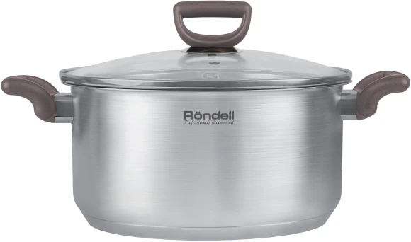 Кастрюля Rondell Fest RDS-1322 2.8л. d=20см (с крышкой) стальной