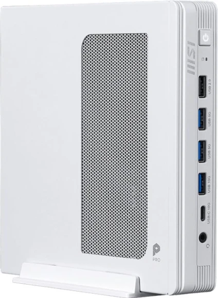 Неттоп MSI Pro DP10 A14MG-011XRU i5 14400 (2.5) 16Gb SSD512Gb UHDG 730 без ОС 2x2.5GbitEth WiFi BT 120W белый (9S6-B21012-011)