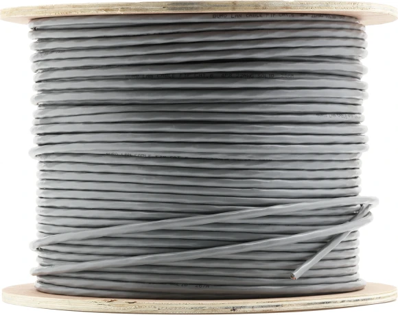 Кабель сетевой Buro BU-COP-055-FTP FTP 4 пары cat.6 solid 0.55мм Cu 305м серый