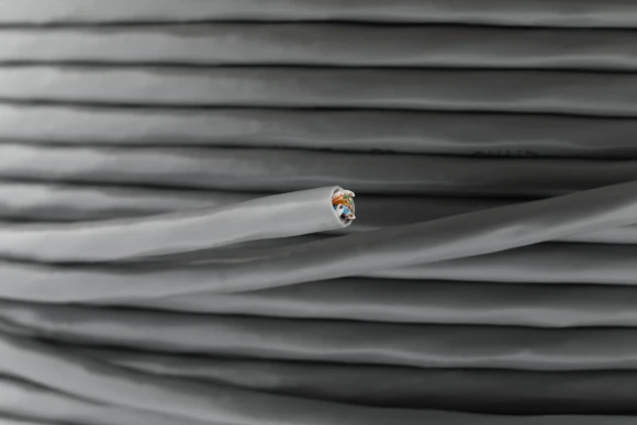 Кабель сетевой Buro BU-COP-055-FTP FTP 4 пары cat.6 solid 0.55мм Cu 305м серый