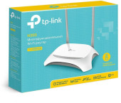 Роутер беспроводной TP-Link TL-WR842N N300 10/100BASE-TX/4G ready белый