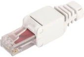 Коннектор Lanmaster LAN-TMP-S6A полев.RJ45 кат.6A STP бел.