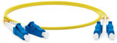 Патч-корд Lanmaster TWT-2LC-2LC/SU-2.0 2x9/125 OS1/OS2 LC дуплекс-LC дуплекс 2м ПВХ желтый