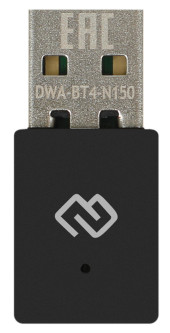 Сетевой адаптер Wi-Fi + Bluetooth Digma DWA-BT4-N150 N150 USB 2.0 (ант.внутр.) 1ант. Сетевой адаптер Wi-Fi + Bluetooth Digma DWA-BT4-N150 N150 USB 2.0 (ант.внутр.) 1ант.