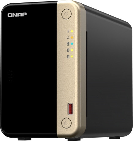 Сетевое хранилище NAS Qnap Original TS-264-8G 2-bay настольный Celeron N5095 Сетевое хранилище NAS Qnap Original TS-264-8G 2-bay настольный Celeron N5095