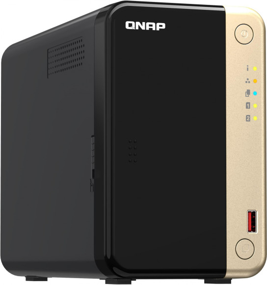 Сетевое хранилище NAS Qnap Original TS-264-8G 2-bay настольный Celeron N5095 Сетевое хранилище NAS Qnap Original TS-264-8G 2-bay настольный Celeron N5095