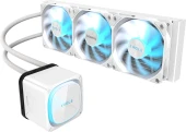 Система водяного охлаждения Gigabyte Eagle 360 ICE ARGB Soc-AM5/AM4/1200/1700/1851 белый 4-pin 13-37.6dB Al Ret (GP-GIGABYTE EAGLE 360I)