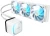 Система водяного охлаждения Gigabyte Eagle 360 ICE ARGB Soc-AM5/AM4/1200/1700/1851 белый 4-pin 13-37.6dB Al Ret (GP-GIGABYTE EAGLE 360I)