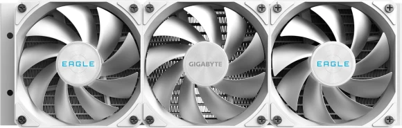 Система водяного охлаждения Gigabyte Eagle 360 ICE ARGB Soc-AM5/AM4/1200/1700/1851 белый 4-pin 13-37.6dB Al Ret (GP-GIGABYTE EAGLE 360I)