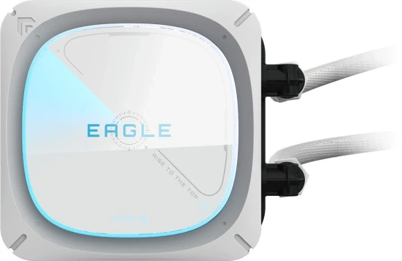 Система водяного охлаждения Gigabyte Eagle 360 ICE ARGB Soc-AM5/AM4/1200/1700/1851 белый 4-pin 13-37.6dB Al Ret (GP-GIGABYTE EAGLE 360I)