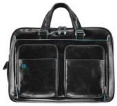 Деловая сумка Piquadro Blue Square CA2765B2/N с отделением для ноутбука 15" черная натур.кожа Деловая сумка Piquadro Blue Square CA2765B2/N с отделением для ноутбука 15" черная натур.кожа