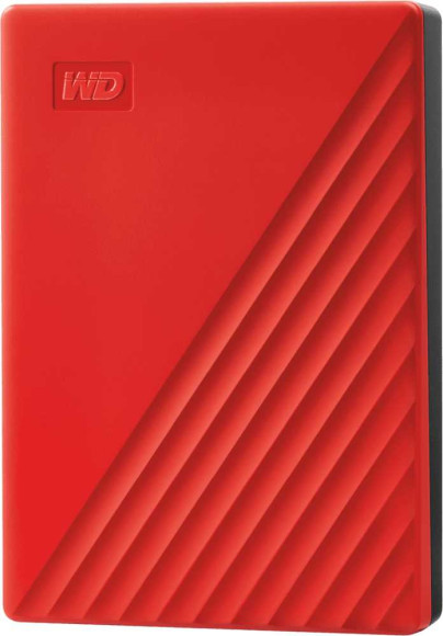 Жесткий диск WD USB3.2 Gen1 4TB WDBPKJ0040BRD-WESN My Passport 2.5" красный
