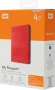 Жесткий диск WD USB3.2 Gen1 4TB WDBPKJ0040BRD-WESN My Passport 2.5" красный