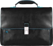 Портфель Piquadro Blue Square CA3111B2/N черный натур.кожа