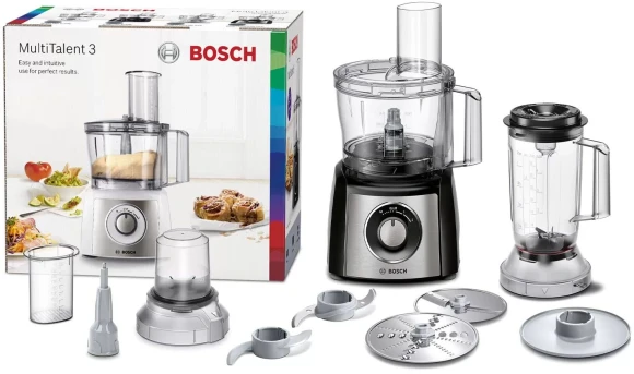 Кухонный комбайн Bosch MCM3501M 800Вт черный/нержавеющая сталь Кухонный комбайн Bosch MCM3501M 800Вт черный/нержавеющая сталь