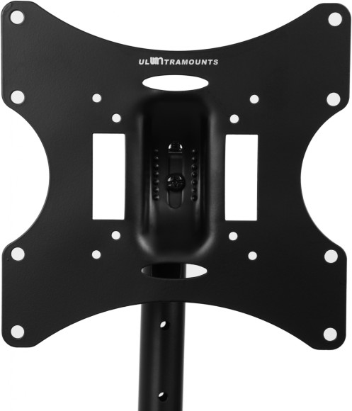 Кронштейн для телевизора Ultramounts UM890 черный 17"-43" макс.30кг потолочный поворотно-выдвижной и наклонный