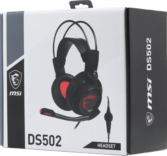 Наушники с микрофоном MSI DS502 черный 2м накладные USB оголовье (S37-0400120-SV1) Наушники с микрофоном MSI DS502 черный 2м накладные USB оголовье (S37-0400120-SV1)
