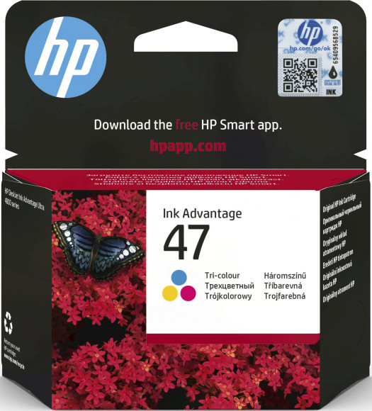 Картридж струйный HP 47 6ZD61AE многоцветный печ.гол.в компл. (700стр.) (14мл) для HP DJ IA Ultra 4828 Картридж струйный HP 47 6ZD61AE многоцветный печ.гол.в компл. (700стр.) (14мл) для HP DJ IA Ultra 4828
