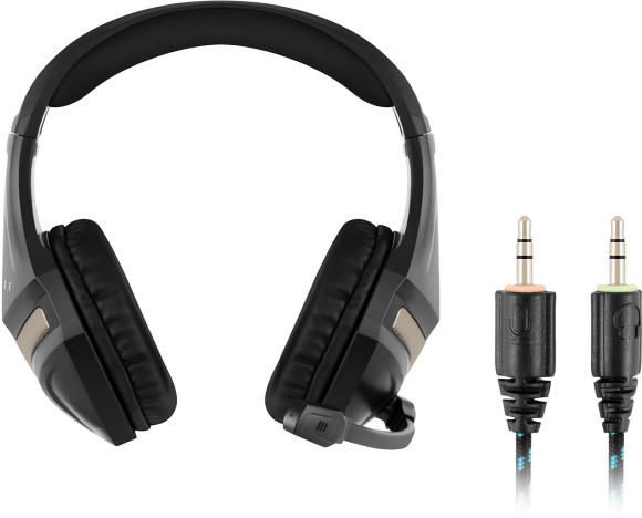 Наушники с микрофоном Оклик HS-L370G ECLIPSE черный 2м мониторные оголовье (1090730) Наушники с микрофоном Оклик HS-L370G ECLIPSE черный 2м мониторные оголовье (1090730)