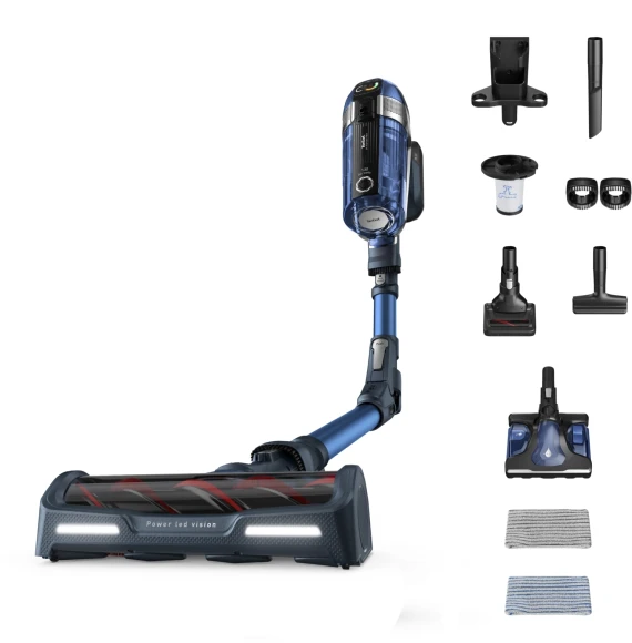 Пылесос ручной Tefal X-Force Flex 11.60 Aqua TY9890WO синий/серый Пылесос ручной Tefal X-Force Flex 11.60 Aqua TY9890WO синий/серый