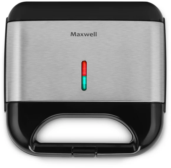 Сэндвичница Maxwell MW-1553 800Вт стальной/черный