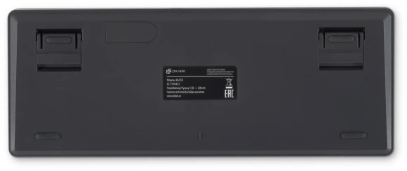 Клавиатура Оклик K615X механическая серый/серебристый USB slim Multimedia for gamer LED (1934413)