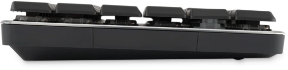 Клавиатура Оклик K615X механическая серый/серебристый USB slim Multimedia for gamer LED (1934413)