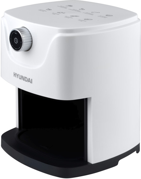 Аэрогриль Hyundai HYF-2052 1000Вт белый/серебристый